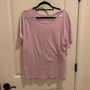 Lavender lululemon tee size 10